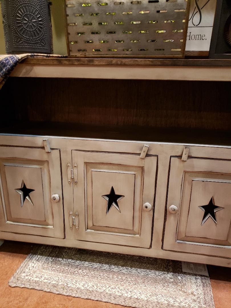 rustic buffet cabinet Sofa table Primitive buffet cabinet