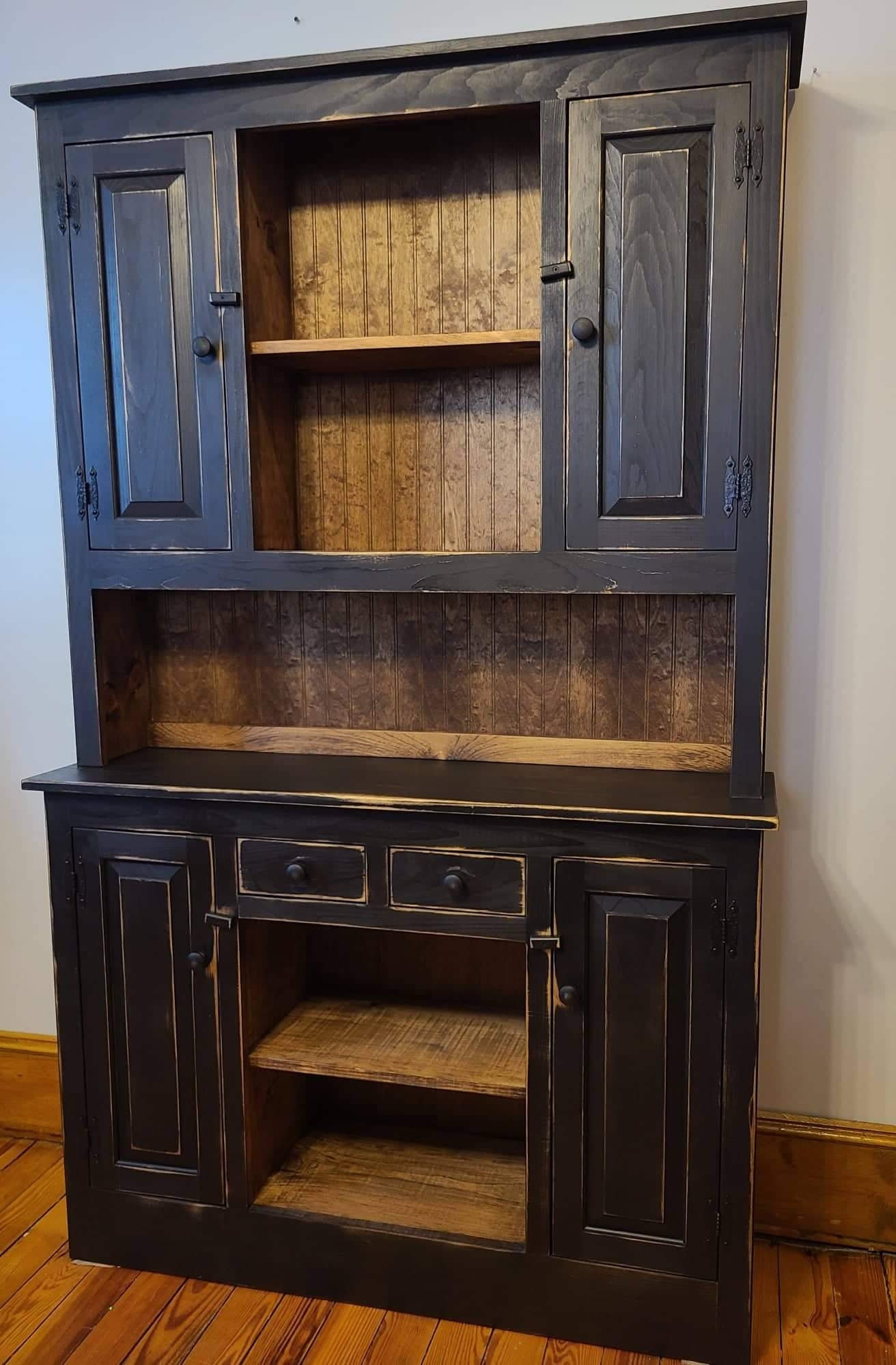 Rustic hutch / Farmhouse furniture / primitive cupboard