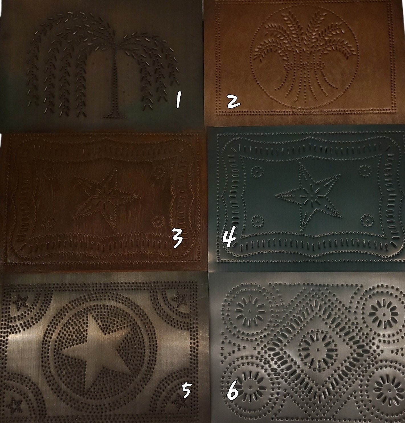Handmade Rustic Bread Box, Punched Tin Panel Design, Kitchen Storage, Farmhouse Decor, Unique Gift