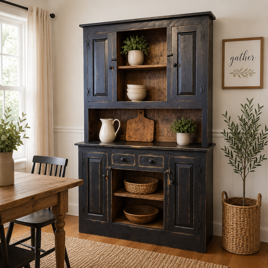 Rustic hutch / Farmhouse furniture / primitive cupboard