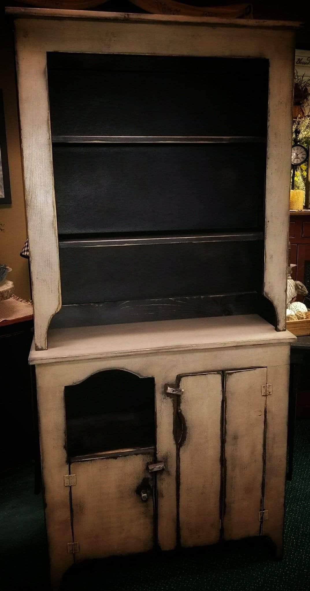 Primitive hutch , Farmhouse hutch, Handmade, furniture