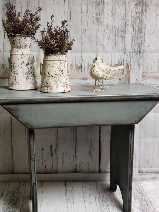 Primitive bench, country shaker bench, accent table, farmhouse, christianfredricks handmade