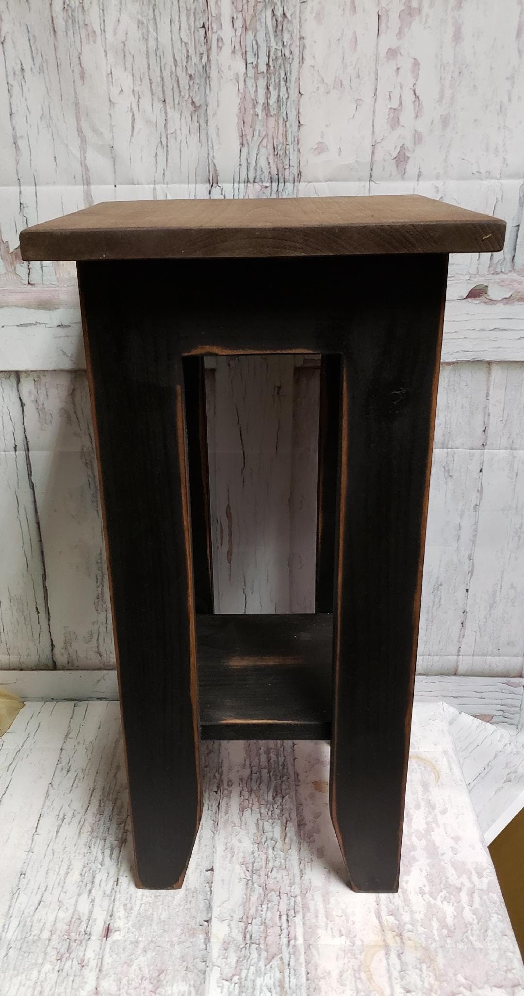 Rustic plant stand/ plant stand/ accent table / candle stand