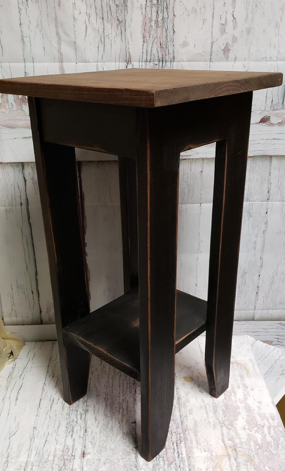 Rustic plant stand/ plant stand/ accent table / candle stand