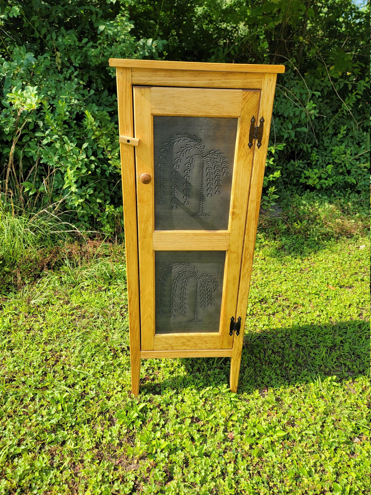 Rustic pie safe cabinet  Pantry cupboard  Farmhouse style cabinets By Christian fredricks