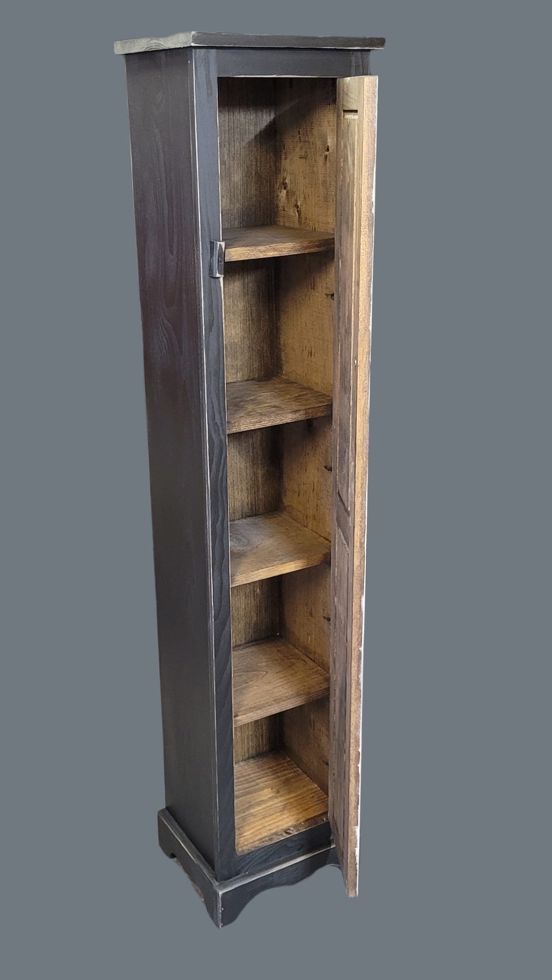Primitive chimney cabinet / Tall narrow cupboard