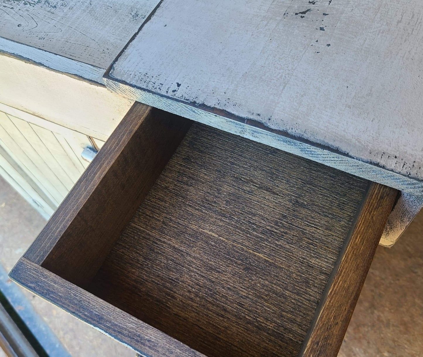 Rustic dry sink cabinet / cupboard / primitive style cabinet