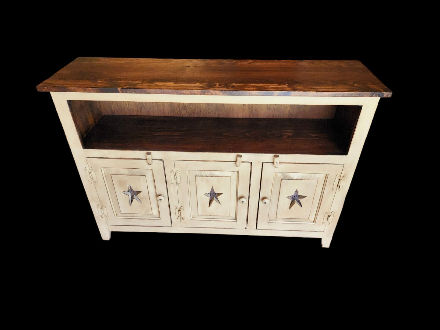 rustic buffet cabinet  Sofa table  Primitive buffet cabinet